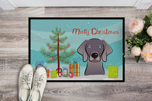 Load image into Gallery viewer, Christmas Tree and Weimaraner Doormat - 24x36 Decorative Floor Mat – Indoor/Outdoor Rug with Artistic Flair BB1603JMAT