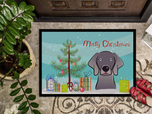 Load image into Gallery viewer, Christmas Tree and Weimaraner Doormat - 24x36 Decorative Floor Mat – Indoor/Outdoor Rug with Artistic Flair BB1603JMAT