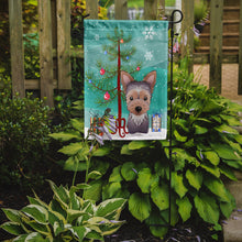 Load image into Gallery viewer, Christmas Tree and Yorkie Puppy Garden Flag – Decorative Outdoor Yard Flag BB1604GF