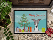 Load image into Gallery viewer, Christmas Tree and Italian Greyhound Doormat - 24x36 Decorative Floor Mat – Indoor/Outdoor Rug with Artistic Flair BB1608JMAT