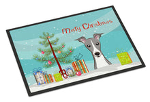 Load image into Gallery viewer, Christmas Tree and Italian Greyhound Doormat - 24x36 Decorative Floor Mat – Indoor/Outdoor Rug with Artistic Flair BB1608JMAT