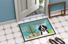 Load image into Gallery viewer, Christmas Tree and Bernese Mountain Dog Doormat - 24x36 Decorative Floor Mat – Indoor/Outdoor Rug with Artistic Flair BB1609JMAT