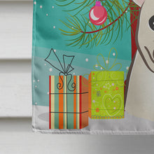 Load image into Gallery viewer, Christmas Tree and French Bulldog Flag Canvas House Size BB1610CHF