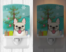 Load image into Gallery viewer, Christmas Tree and French Bulldog Ceramic Night Light BB1610CNL