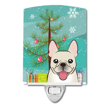 Load image into Gallery viewer, Christmas Tree and French Bulldog Ceramic Night Light BB1610CNL
