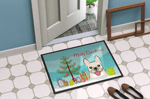 Load image into Gallery viewer, Christmas Tree and French Bulldog Doormat - 24x36 Decorative Floor Mat – Indoor/Outdoor Rug with Artistic Flair BB1610JMAT