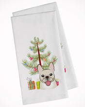 Load image into Gallery viewer, Christmas Tree and French Bulldog Kitchen Towels – Set of 2 - Decorative &amp; Absorbent Cotton | BB1610WTKT