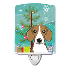 Load image into Gallery viewer, Christmas Tree and Beagle Ceramic Night Light BB1611CNL