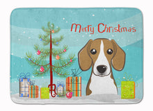Load image into Gallery viewer, Christmas Tree and Beagle Machine Washable Memory Foam Mat BB1611RUG
