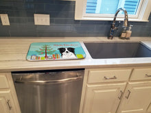 Load image into Gallery viewer, Christmas Tree and Border Collie Dish Drying Mat – Absorbent, Artistic Kitchen Essentials BB1613DDM