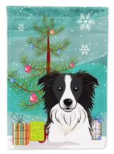 Load image into Gallery viewer, Christmas Tree and Border Collie Garden Flag – Decorative Outdoor Yard Flag BB1613GF