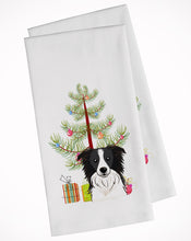 Load image into Gallery viewer, Christmas Tree and Border Collie Kitchen Towels – Set of 2 - Decorative &amp; Absorbent Cotton | BB1613WTKT