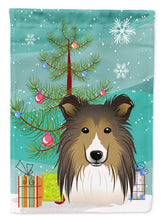 Load image into Gallery viewer, Christmas Tree and Sheltie Garden Flag – Decorative Outdoor Yard Flag BB1614GF