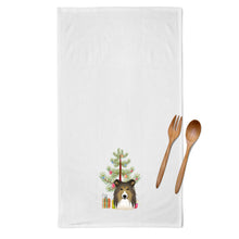 Load image into Gallery viewer, Christmas Tree and Sheltie Kitchen Towels – Set of 2 - Decorative &amp; Absorbent Cotton | BB1614WTKT