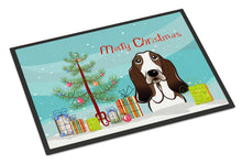 Load image into Gallery viewer, Christmas Tree and Basset Hound Doormat - 24x36 Decorative Floor Mat – Indoor/Outdoor Rug with Artistic Flair BB1615JMAT