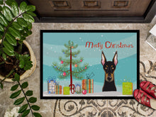 Load image into Gallery viewer, Christmas Tree and Doberman Doormat - 24x36 Decorative Floor Mat – Indoor/Outdoor Rug with Artistic Flair BB1617JMAT