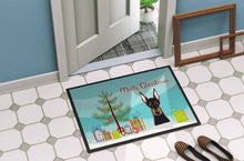 Load image into Gallery viewer, Christmas Tree and Doberman Doormat - 24x36 Decorative Floor Mat – Indoor/Outdoor Rug with Artistic Flair BB1617JMAT