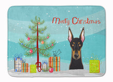 Load image into Gallery viewer, Christmas Tree and Doberman Machine Washable Memory Foam Mat BB1617RUG