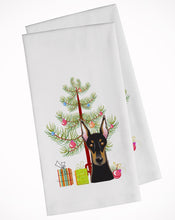 Load image into Gallery viewer, Christmas Tree and Doberman Kitchen Towels – Set of 2 - Decorative &amp; Absorbent Cotton | BB1617WTKT