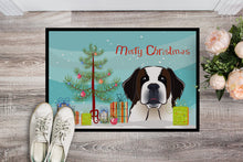 Load image into Gallery viewer, Christmas Tree and Saint Bernard Doormat - 24x36 Decorative Floor Mat – Indoor/Outdoor Rug with Artistic Flair BB1618JMAT