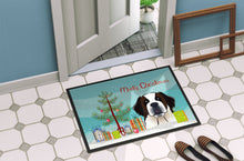 Load image into Gallery viewer, Christmas Tree and Saint Bernard Doormat - 24x36 Decorative Floor Mat – Indoor/Outdoor Rug with Artistic Flair BB1618JMAT