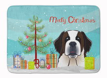 Load image into Gallery viewer, Christmas Tree and Saint Bernard Machine Washable Memory Foam Mat BB1618RUG