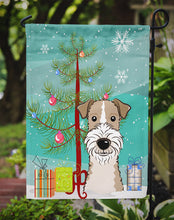Load image into Gallery viewer, Christmas Tree and Wire Haired Fox Terrier Garden Flag – Decorative Outdoor Yard Flag BB1619GF