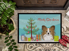 Load image into Gallery viewer, Christmas Tree and Papillon Doormat - 24x36 Decorative Floor Mat – Indoor/Outdoor Rug with Artistic Flair BB1620JMAT