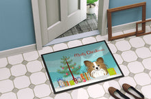 Load image into Gallery viewer, Christmas Tree and Papillon Doormat - 24x36 Decorative Floor Mat – Indoor/Outdoor Rug with Artistic Flair BB1620JMAT