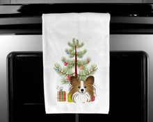 Load image into Gallery viewer, Christmas Tree and Papillon Kitchen Towels – Set of 2 - Decorative &amp; Absorbent Cotton | BB1620WTKT