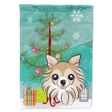 Load image into Gallery viewer, Christmas Tree and Chihuahua Flag Canvas House Size BB1623CHF