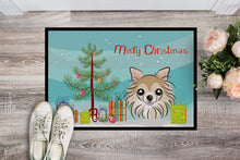 Load image into Gallery viewer, Christmas Tree and Chihuahua Doormat - 24x36 Decorative Floor Mat – Indoor/Outdoor Rug with Artistic Flair BB1623JMAT