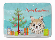 Load image into Gallery viewer, Christmas Tree and Chihuahua Machine Washable Memory Foam Mat BB1623RUG