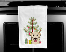 Load image into Gallery viewer, Christmas Tree and Golden Retriever Kitchen Towels – Set of 2 - Decorative &amp; Absorbent Cotton | BB1624WTKT