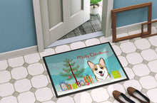 Load image into Gallery viewer, Christmas Tree and Sable Corgi Doormat - 24x36 Decorative Floor Mat – Indoor/Outdoor Rug with Artistic Flair BB1625JMAT