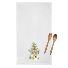 Load image into Gallery viewer, Christmas Tree and Sable Corgi Kitchen Towels – Set of 2 - Decorative &amp; Absorbent Cotton | BB1625WTKT