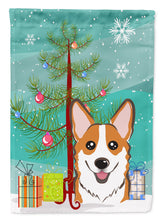 Load image into Gallery viewer, Christmas Tree and Red Corgi Flag Canvas House Size BB1626CHF