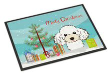 Load image into Gallery viewer, Christmas Tree and White Poodle Doormat - 24x36 Decorative Floor Mat – Indoor/Outdoor Rug with Artistic Flair BB1629JMAT