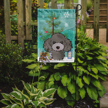 Load image into Gallery viewer, Christmas Tree and Silver Gray Poodle Garden Flag – Decorative Outdoor Yard Flag BB1631GF