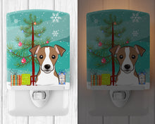 Load image into Gallery viewer, Christmas Tree and Jack Russell Terrier Ceramic Night Light BB1632CNL