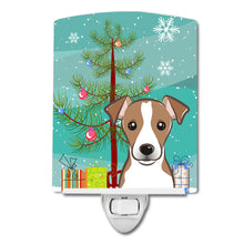 Load image into Gallery viewer, Christmas Tree and Jack Russell Terrier Ceramic Night Light BB1632CNL