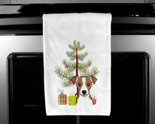 Load image into Gallery viewer, Christmas Tree and Jack Russell Terrier Kitchen Towels – Set of 2 - Decorative &amp; Absorbent Cotton | BB1632WTKT