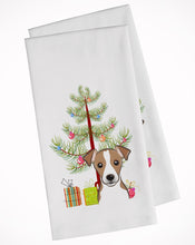 Load image into Gallery viewer, Christmas Tree and Jack Russell Terrier Kitchen Towels – Set of 2 - Decorative &amp; Absorbent Cotton | BB1632WTKT