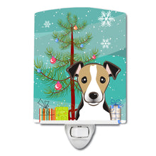 Load image into Gallery viewer, Christmas Tree and Jack Russell Terrier Ceramic Night Light BB1633CNL
