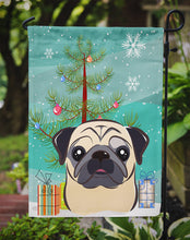 Load image into Gallery viewer, Christmas Tree and Fawn Pug Garden Flag – Decorative Outdoor Yard Flag BB1634GF