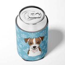Load image into Gallery viewer, Snowflake Jack Russell Terrier Can or Bottle Hugger BB1636CC