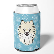 Load image into Gallery viewer, Snowflake Pomeranian Can or Bottle Hugger BB1641CC