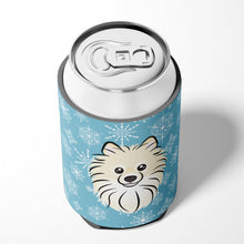 Load image into Gallery viewer, Snowflake Pomeranian Can or Bottle Hugger BB1641CC
