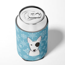Load image into Gallery viewer, Snowflake Bull Terrier Can or Bottle Hugger BB1643CC
