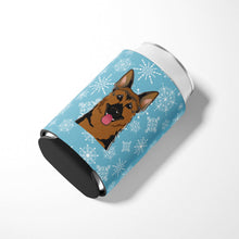 Load image into Gallery viewer, Snowflake German Shepherd Can or Bottle Hugger BB1645CC